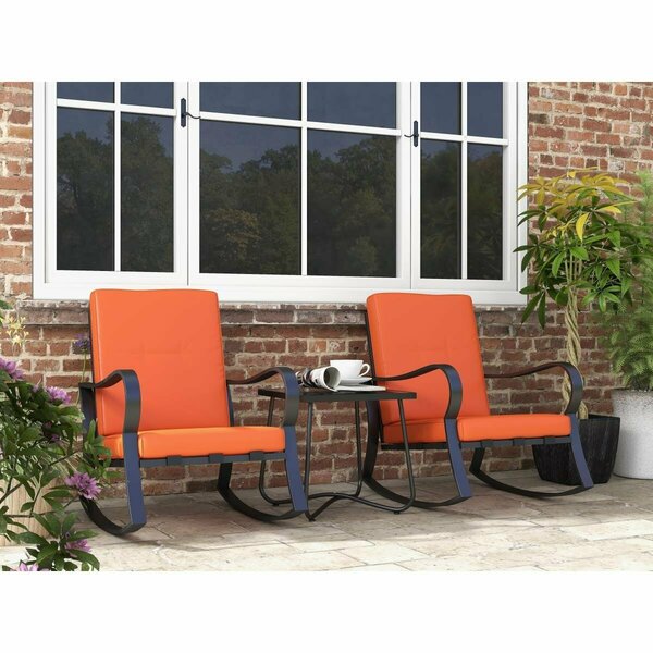 Plaza 3-piece set Rocking Chairs with End Table PL3728412